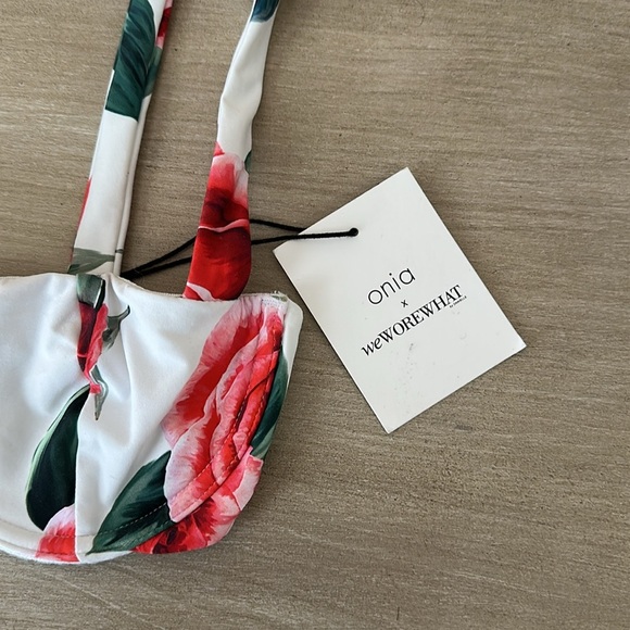 WeWoreWhat x Onia Sorrento Bikini Top | Size XS | NWT| Sold out style | Revolve - Picture 4 of 6